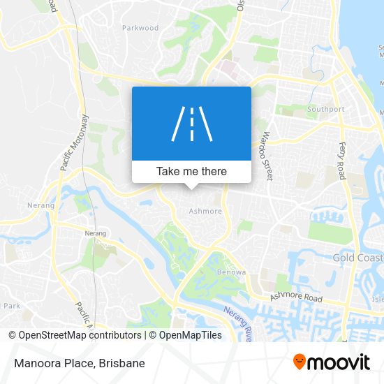 Manoora Place map