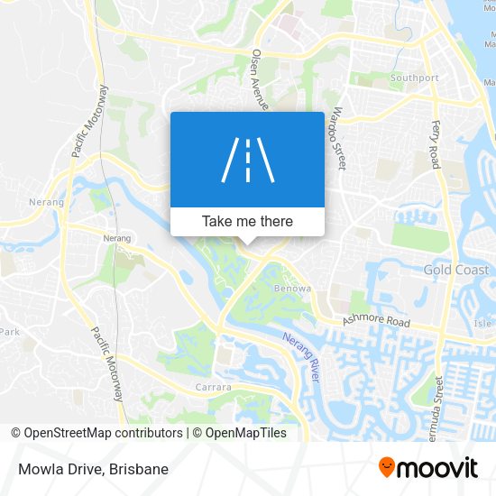 Mowla Drive map