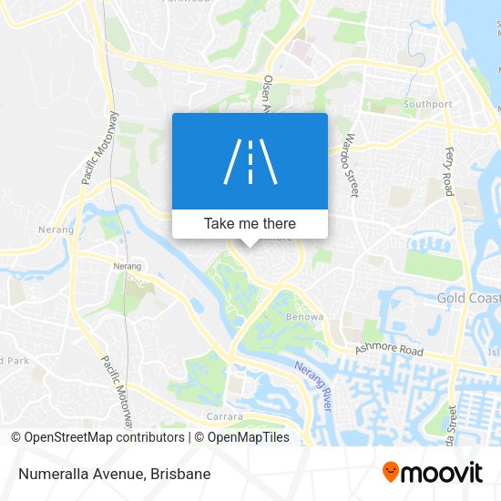 Numeralla Avenue map