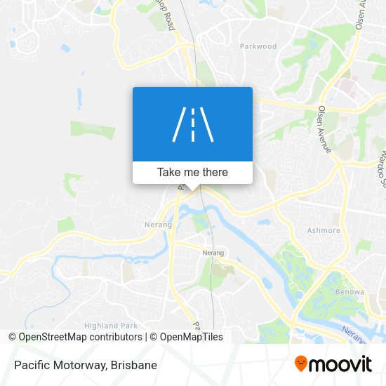 Pacific Motorway map