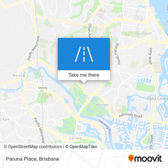 Paruna Place map