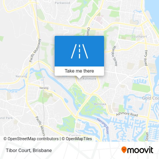 Tibor Court map