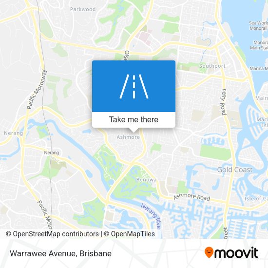 Warrawee Avenue map