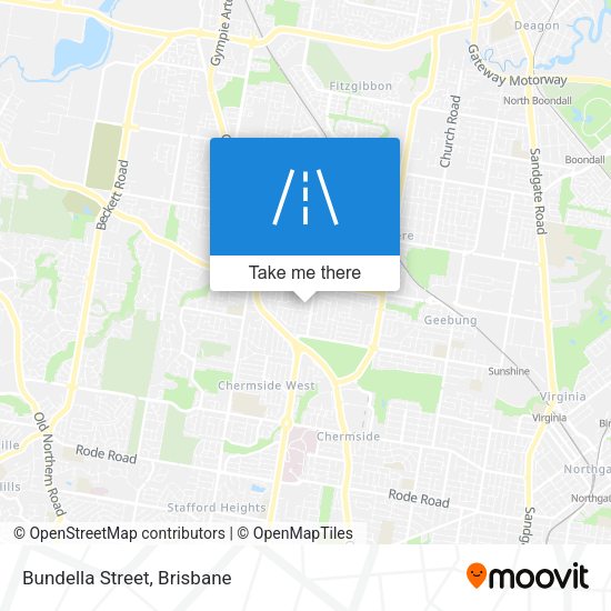 Bundella Street map