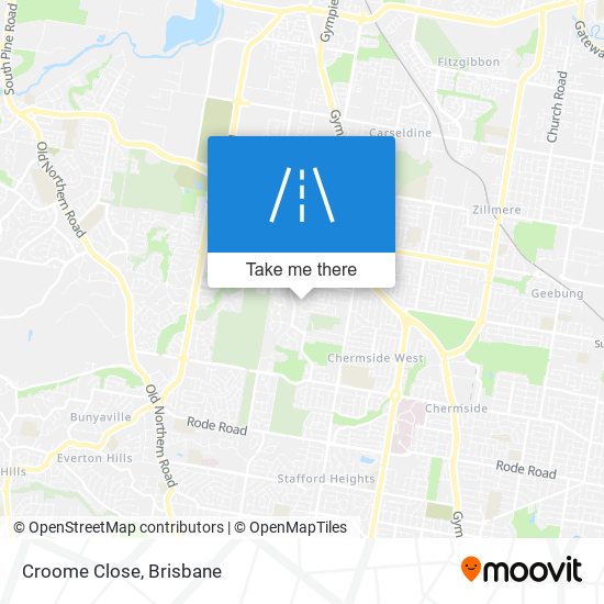 Croome Close map