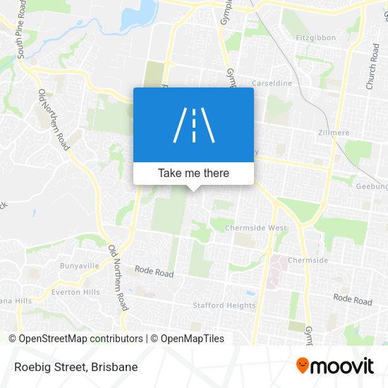Roebig Street map