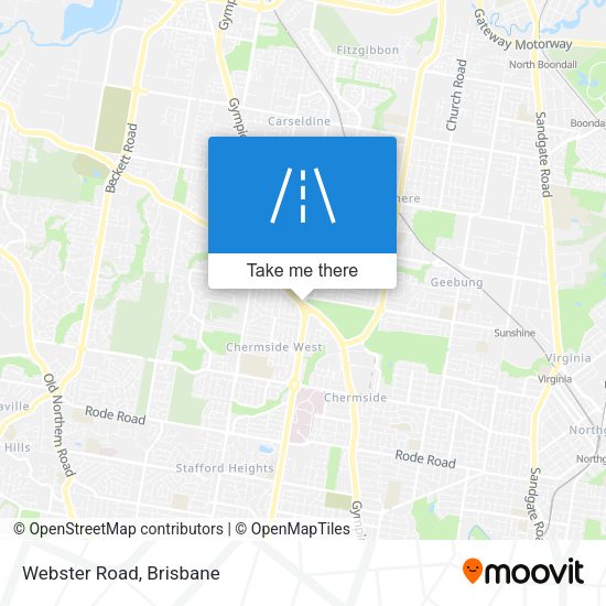 Webster Road map