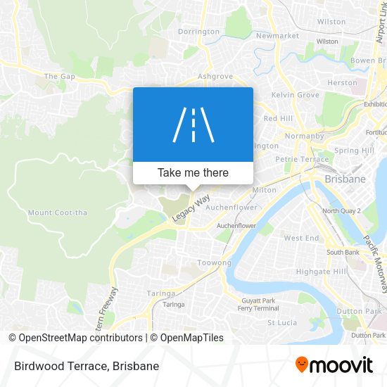 Birdwood Terrace map