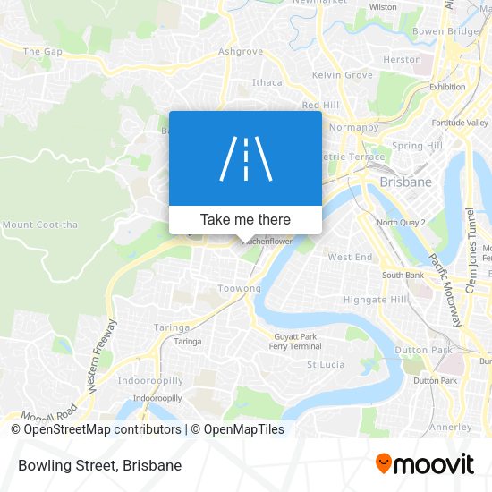 Bowling Street map