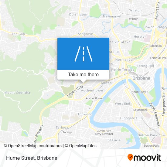 Hume Street map