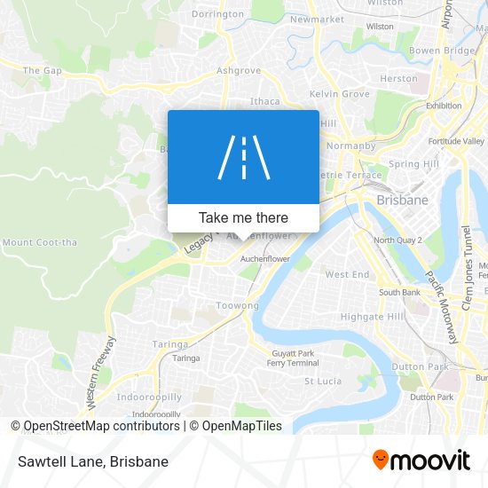Sawtell Lane map
