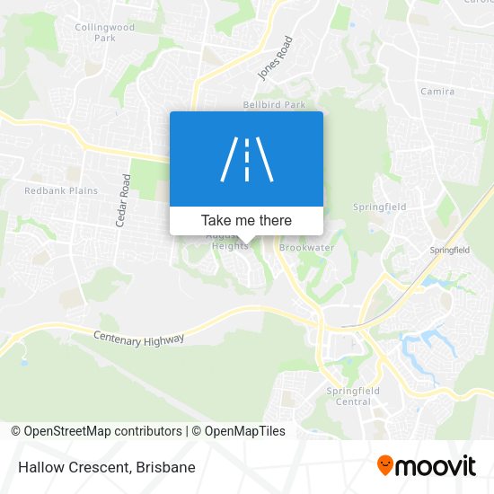 Hallow Crescent map