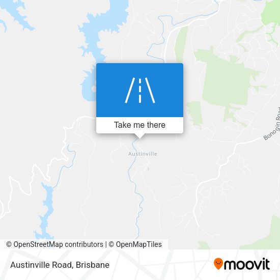 Austinville Road map