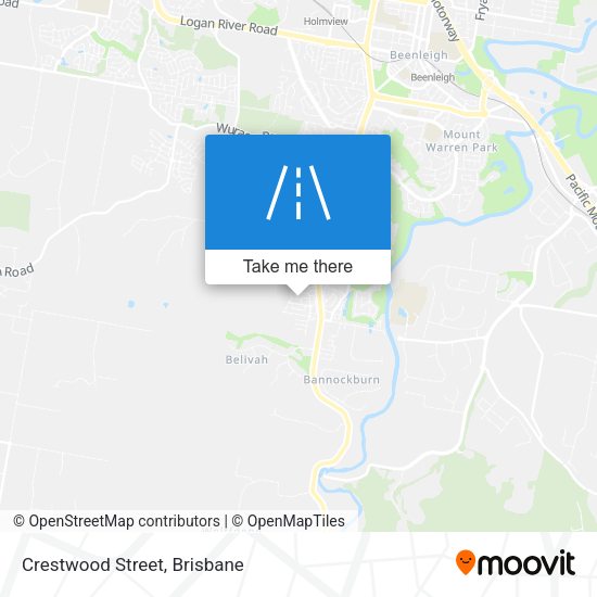 Crestwood Street map