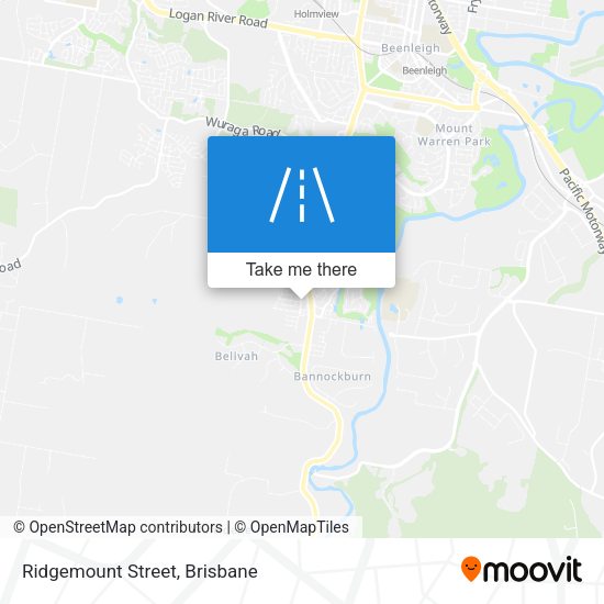 Ridgemount Street map
