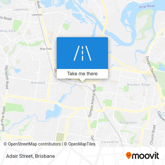 Adair Street map