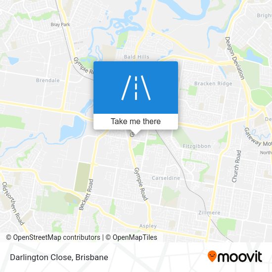 Darlington Close map