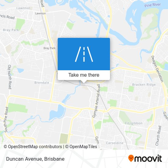 Duncan Avenue map