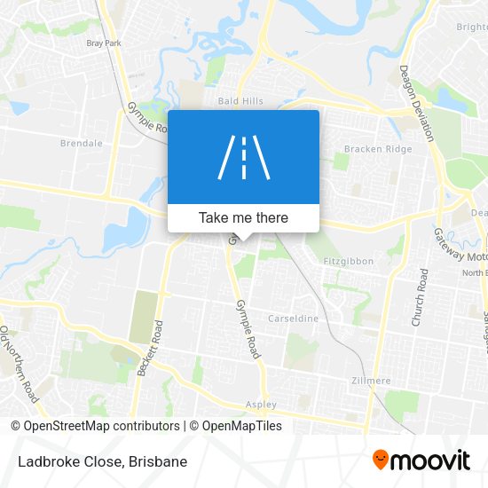 Ladbroke Close map