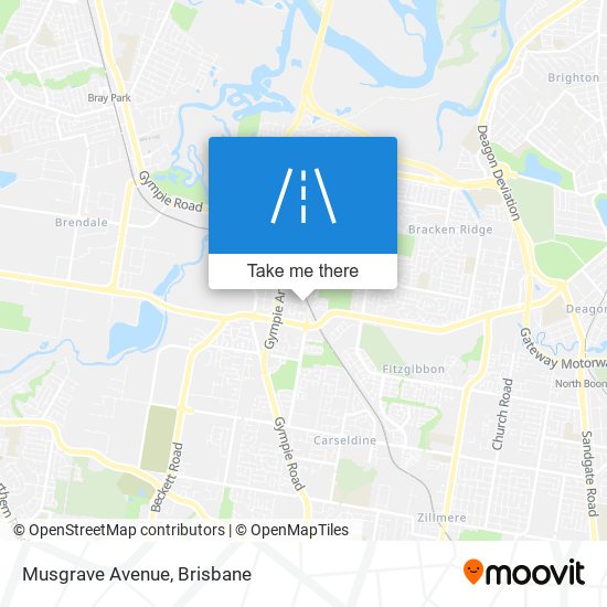 Musgrave Avenue map