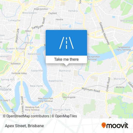 Apex Street map
