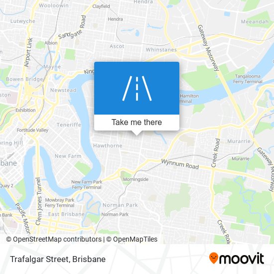 Trafalgar Street map