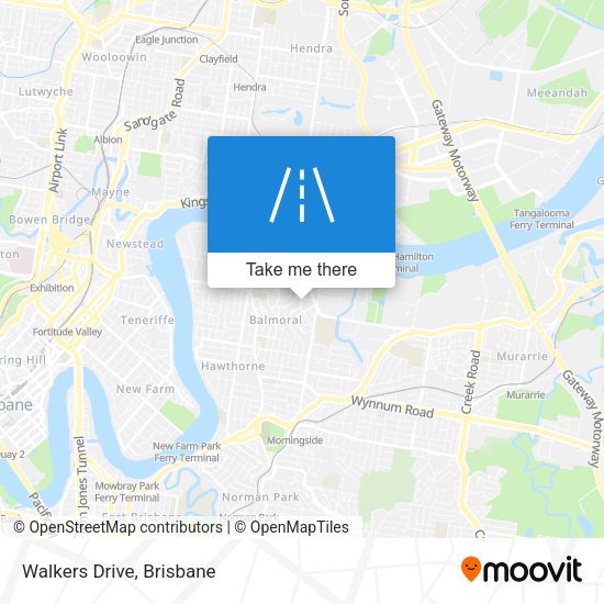 Walkers Drive map