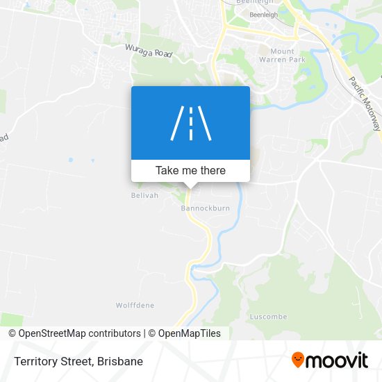 Territory Street map