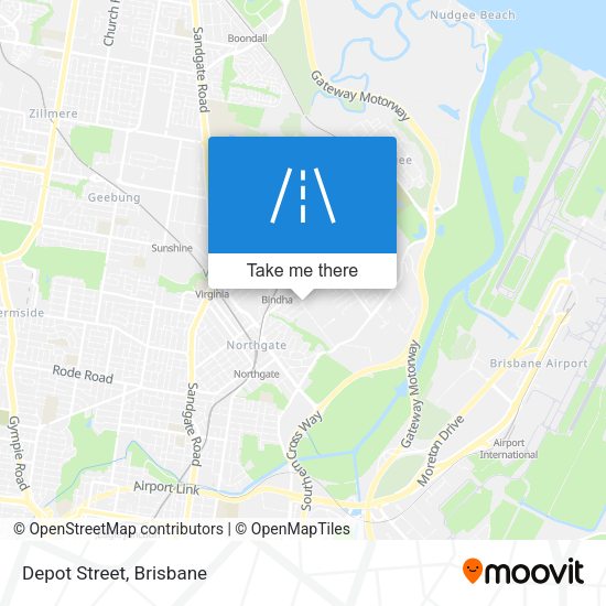 Depot Street map