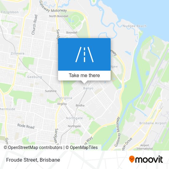 Froude Street map