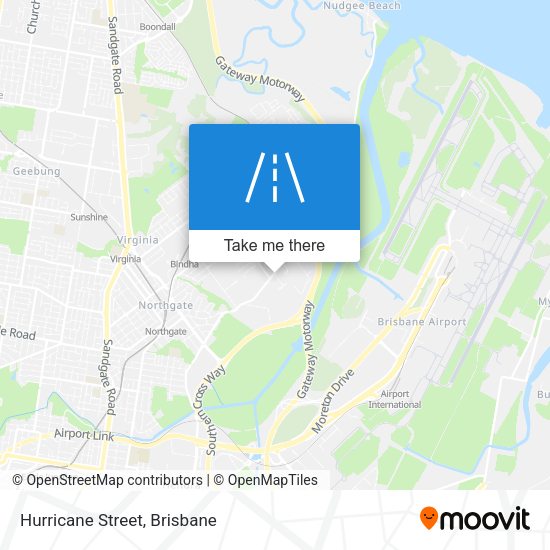 Hurricane Street map
