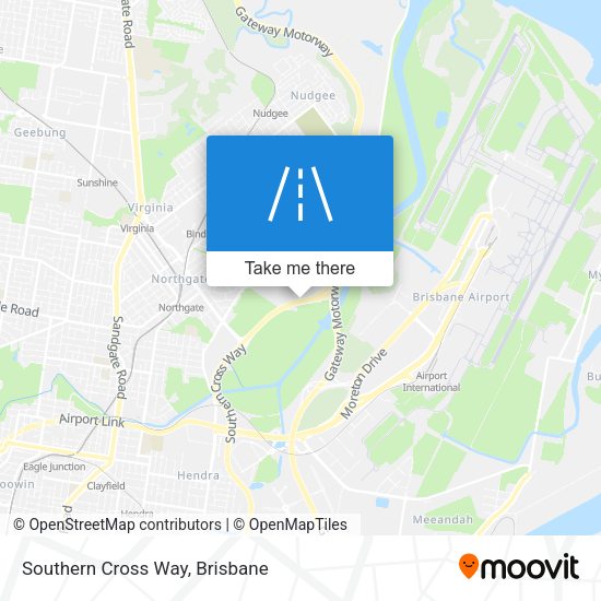 Southern Cross Way map