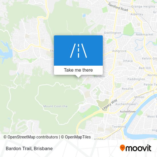 Bardon Trail map