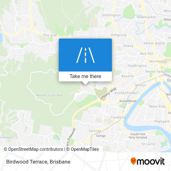 Birdwood Terrace map