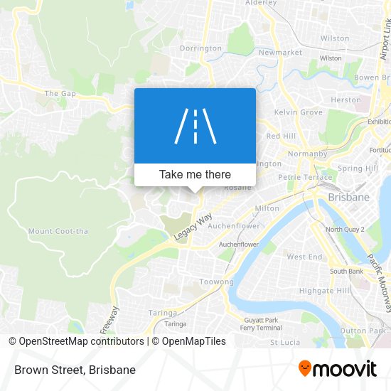 Brown Street map