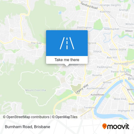 Burnham Road map