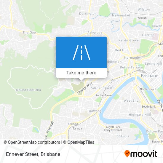 Ennever Street map