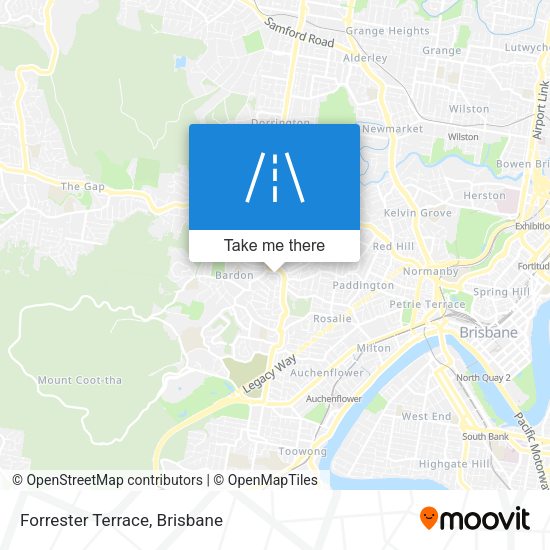 Forrester Terrace map
