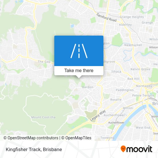 Kingfisher Track map