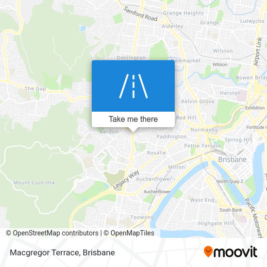 Macgregor Terrace map