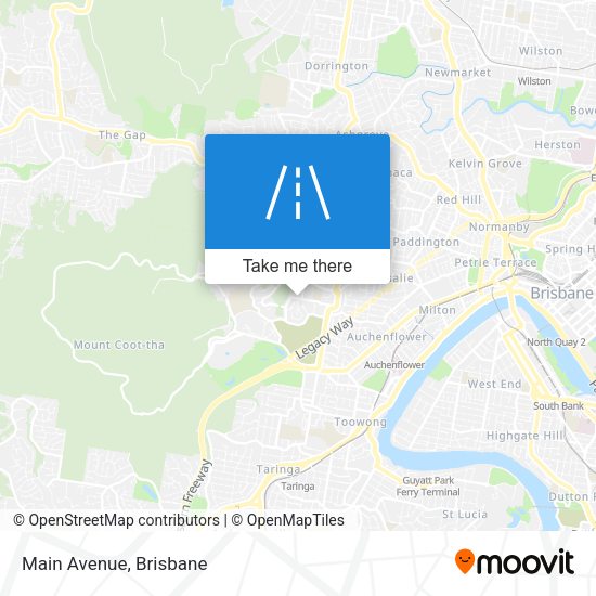 Main Avenue map
