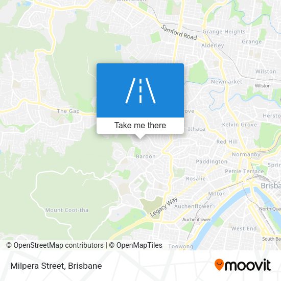 Milpera Street map