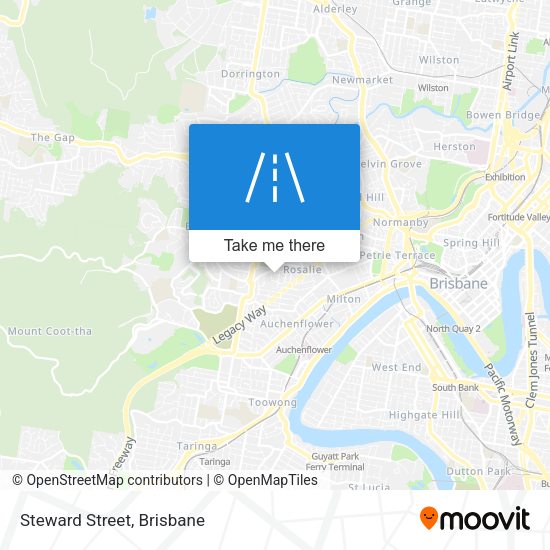Steward Street map