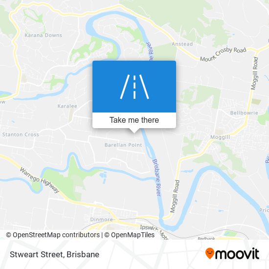 Stweart Street map