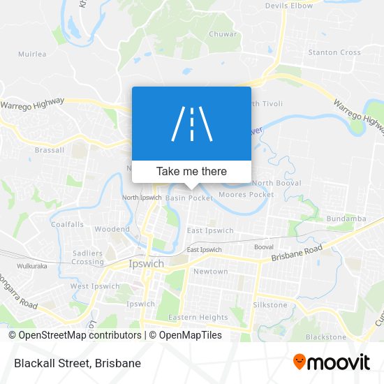 Blackall Street map