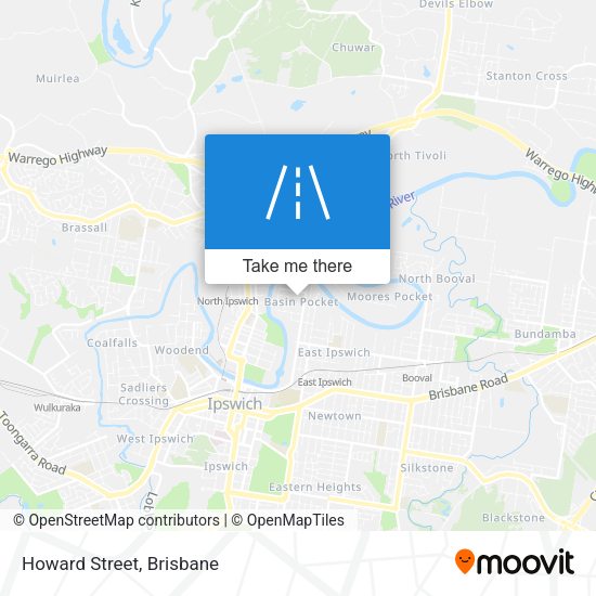 Howard Street map