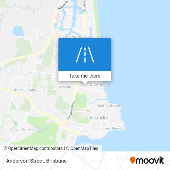 Anderson Street map