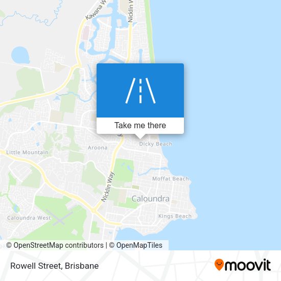 Rowell Street map