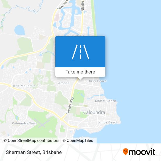 Sherman Street map