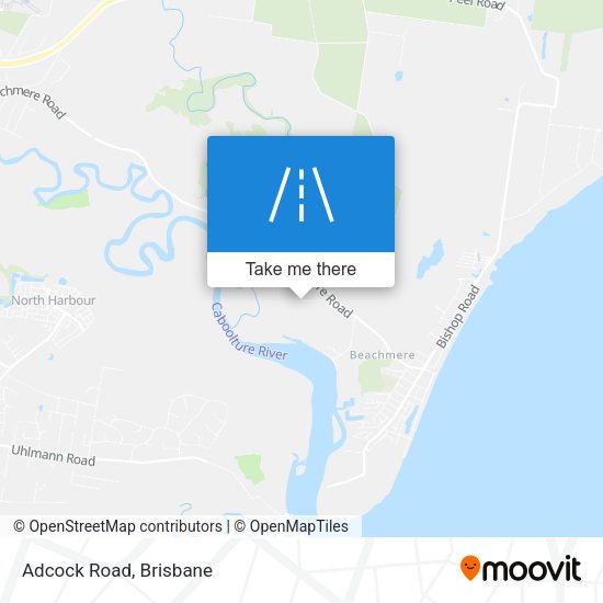 Adcock Road map